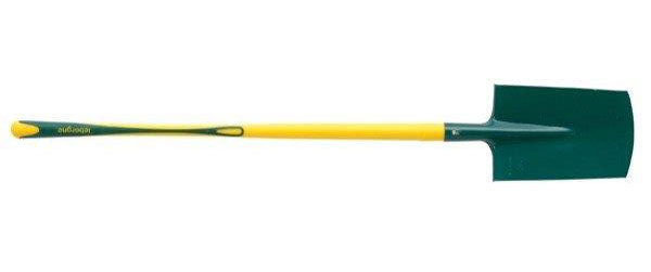 Bche 28cm acier - vert, manche fibre