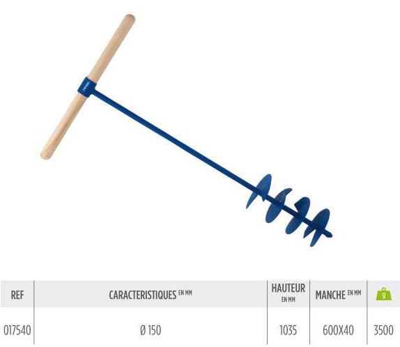 Tarire  main 15cm - 100cm