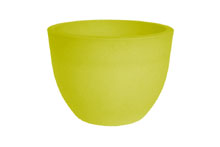 Pot pour plantes, lumineux,plastique - Orione Fluo, Vert, 30cm 22 cm H