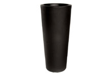 Pot pour plantes,plastique - Schio Cono Noir, 40cm 90cm H