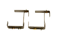 Crochets pour caissettes  fleurs - RobustFixation balustrade,rglable,140-210mm larg.210mm H,par paire
