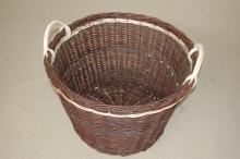Panier en osier - avec lattes au fond, 38cm en bas