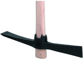Pioche  taillants court - Douilles ovales  aillettes, manche en frne 135cm long, poids tte 2.8kg