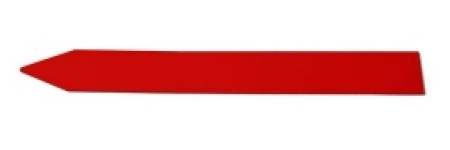 Etiquette  planter 100x16 mm - 500pc rouge